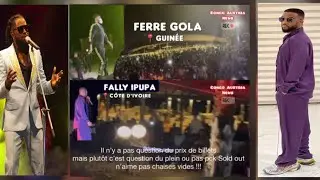 Ferre Gola Carton Plein - Fally Ipupa Chaises Vides - Robinio Mundibu Ridicule ! Extraits concerts