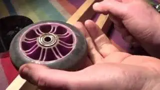 Removing stunt scooter bearings - the easy way