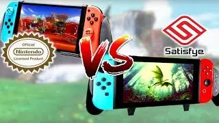Official Nintendo Switch GripStand vs Satisfye  | Ultimate Switch Grip Showdown!