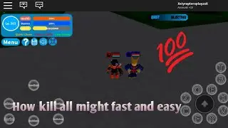 How to kill all might fast and easy |boku no roblox remastered