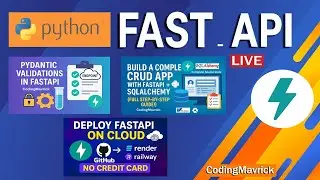 🔴  LIVE Cloud Hosting FastAPI for Beginners Complete Series (Render and Railway) 2025 | (E-50)