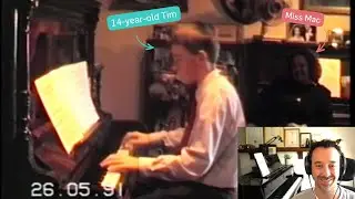 Piano Teacher Reacts To Their Childhood Piano Lesson