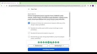 Pelatihan Mandiri _ Post test Modul 2 topik Rapor Pendidikan sebagai Sumber Data Perencanaan
