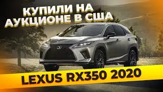 Купили автомобиль Lexus RX350 2020 на аукционе в США для заказчика. Обзор авто из США