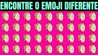 QUÃO BONS SÃO SEUS OLHOS? #12 | Encontre o emoji diferente | Teste de quebra-cabeças com emoji