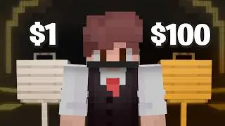 If you guess the suitcase, you win the money in Minecraft!