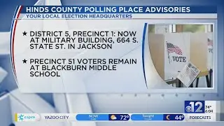 Hinds County announces precinct change for General Election