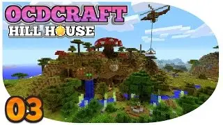 Minecraft PS4: Survival | OCDCRAFT | Hill Top House | SURVIVAL HELICOPTER, WHAT!!! (E3)