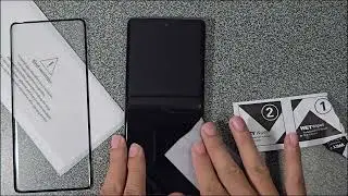 Install Tempered glass Infinix Note 40s