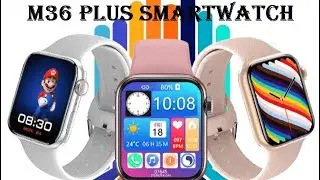 M36 Plus Smart watch Распаковка, настройка и проверка...