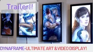 Dynaframe - A feature packed raspberry pi powered photo frame! (Trailer)