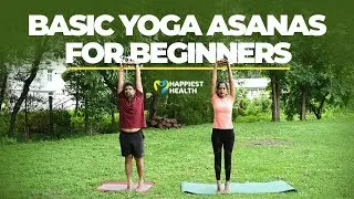 Three standing yoga asanas for beginners