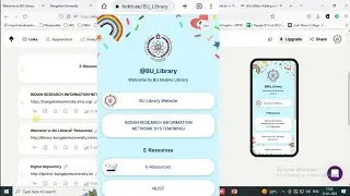 Mobile Library Interface | Create a customized page for your Library | Simple Website 