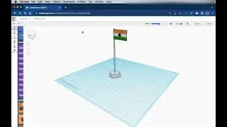 #Indian #National #Flag #Hoisting #Animation in #Tinkercad #Codeblocks | #Innooker | #India | #Enjoy