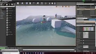 UE4 Wave Generator Buoyancy Test #1