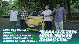 TREN MOBIL ELEKTRIK KOMPAK DIMULAI DARI MOBIL INI! | EVTAR with Wuling
