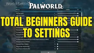ALL PALWORLD SETTINGS EXPLAINED  How to Play YOUR WAY!