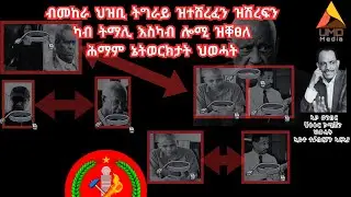 ብመከራ ህዝቢ ትግራይ ዝተሸረፈን ዝሽረፍን ካብ ትማሊ እስካብ ሎሚ ዝቐፀለ ሕማም ኔትወርክታት ህወሓት: ዘተ ምስ ኣቦ ወንበር ቑፅፅር ኮሚሽን  ህወሓት
