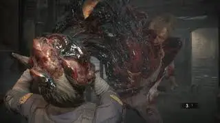 ОНО МЕНЯ СОЖРЁТ! Resident Evil 2 [ХАРДКОР] №3