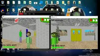 Testing Multiplayer In A Baldi's Basics Decompile