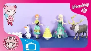 Frozen Fever Birthday Party Set | LI-LI UNWRAPS TOYS | Friendship TV