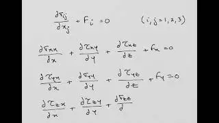 3. Finite Element Matrices (Weak Formulation for Elasticity)