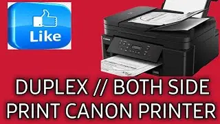 Canon Printer Both Side Copy. Canon GM 4070,G6070 DUPLEX Print..