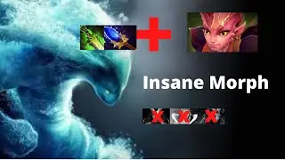 #Dota2 #Morph Morphling + WIllow combo - Epic combo diving into their base Epic morph
