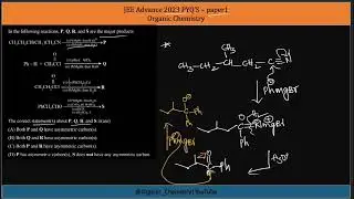 Jee advance 2023 pyq solutions #jee #jeeadvance #jeemains #neet #jee2025 #chemistry#organicchemistry
