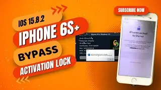 iPhone 6s Plus icloud bypass ios 15.8.2 #hkmamun996