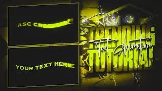 TRENDING TEXT ANIMATION TUTORIAL \ - alight motion
