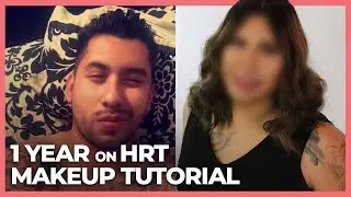 MTF Makeup Transformation - 1 Year On HRT | Casey Blake
