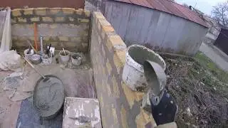 Монтаж опалубки и заливка колонн Часть № 26 СТРОИТЬ ГАРАЖ Строительство гаража ПОКАЗЫВАЮ ВСЮ ПРАВДУ