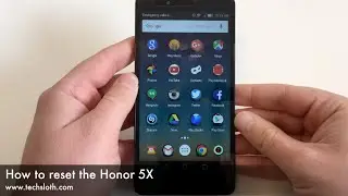 How to reset the Honor 5X