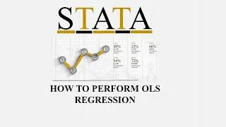 How to perform OLS regression on a time series dataset in STATA