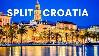 Split, Croatia. Travel to Split on the Dalmatian Coast of Croatia
