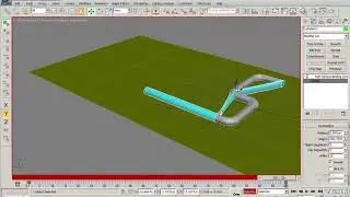 Анимация труб. Animation of pipes. Path Deform (WSM)