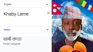 Khaby Lame in different languages: Part 2 (Google Translate Meme)