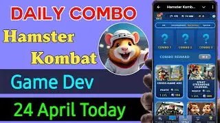 24 April Hamster Kombat Game Dev Daily Combo Card Today | Hamster Daily Combo Cards