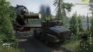 Snowrunner Titanium mod truck: crane capabilities