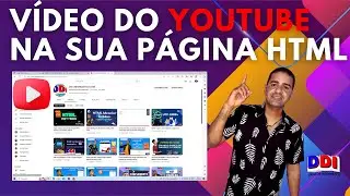 COMO COLOCAR UM VÍDEO DO YOUTUBE NA SUA PÁGINA HTML - INCORPORAR O VÍDEO DO YOUTUBE AO HTML