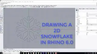 2D Snowflake in Rhino
