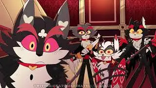 Cats on the loose ( Hazbin Hotel Animation / Husk X Crymini Fanchild )