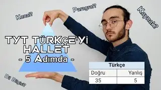 TYT Türkçe Yol Haritası -5 Adım- | Türkçe'de Nasıl 35 Yaptım? | Dil Bilgisi, Paragraf, Her şey...