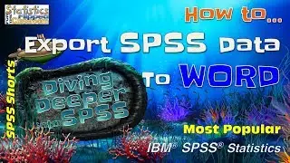 Export SPSS Output to Microsoft Word