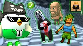 Chicken Gun ALL EASTER EGGS SECRETS VERSIONS  😱