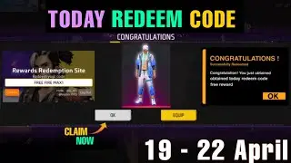 Today redeem code 19 april 2023 | FF Redeem Code