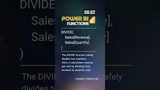 🔥 Want safe division in Power BI? Use DIVIDE