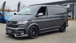 volkswagen Transporter t6.1 brand new 74 plate modified Lowered alloys splitter sidebars spoiler