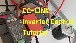 PLC CC-LINK Inverter Motor Control Programming Tutorial GX-Works2